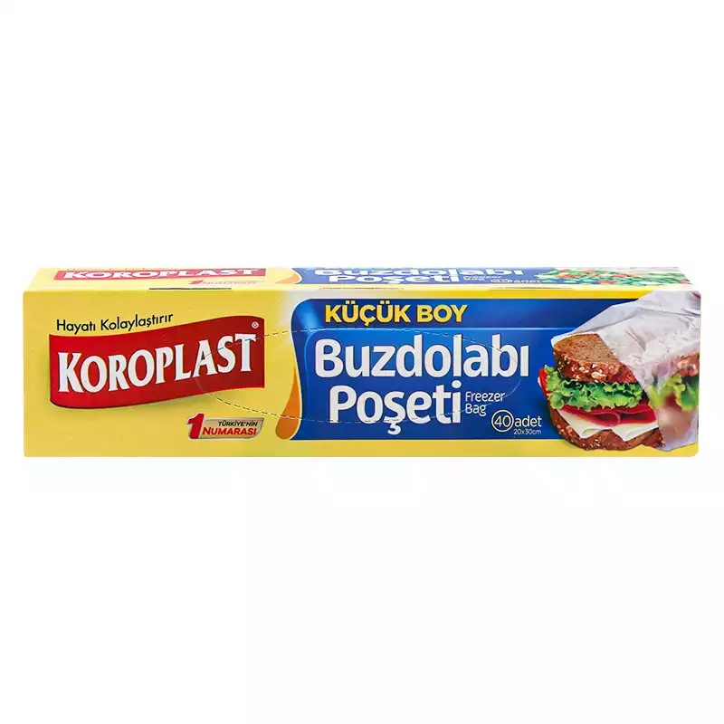 Koroplast Buzdolabı Poşeti Küçük 20x30cm - KOROPLAST