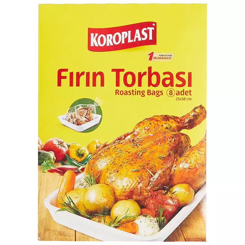 Koroplast Fırın Torbası 8 Adet 25 x 38 cm - KOROPLAST