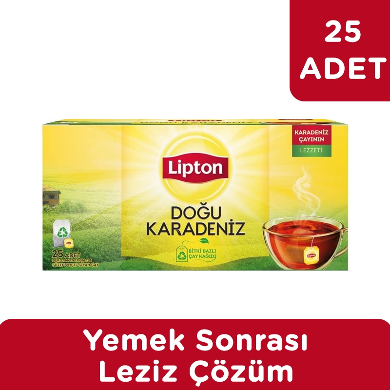 Lipton Doğu Karadeniz Bardak Poşet Çay 2gr 12x25 Adet - LİPTON ÇAY (1)