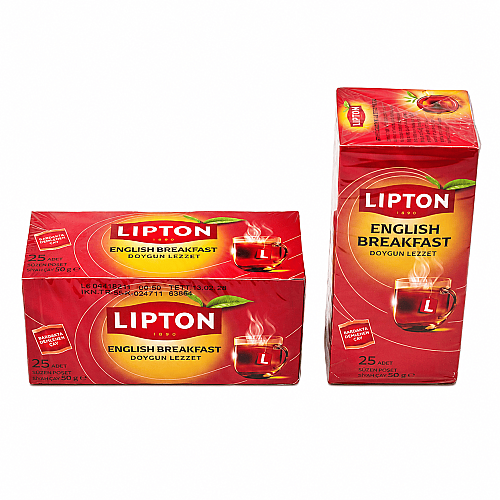 Lipton English Breakfast Bardak Poşet Çay 25'lik 12paket - 4