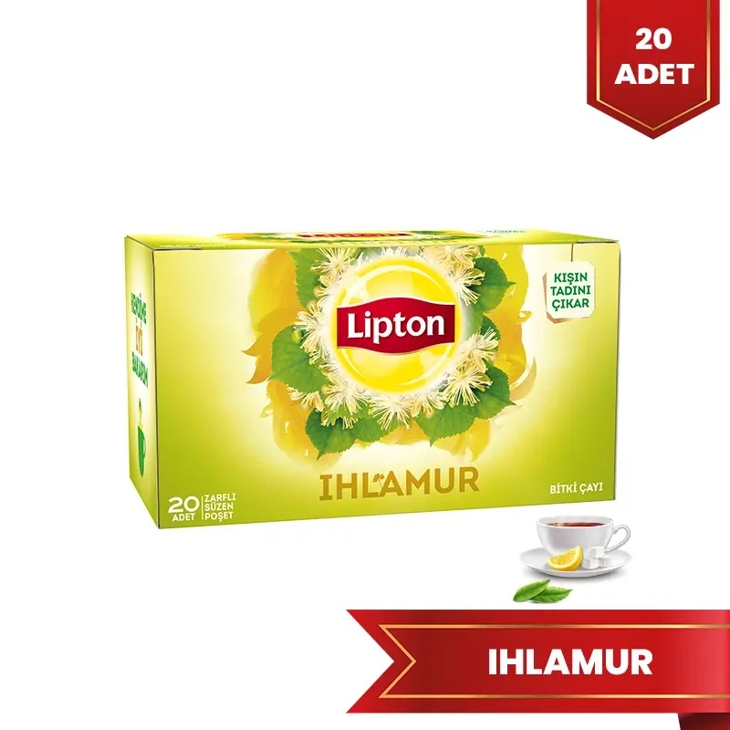 Lipton Ihlamur Bardak Poşet Çay 20 Adet - LİPTON ÇAY