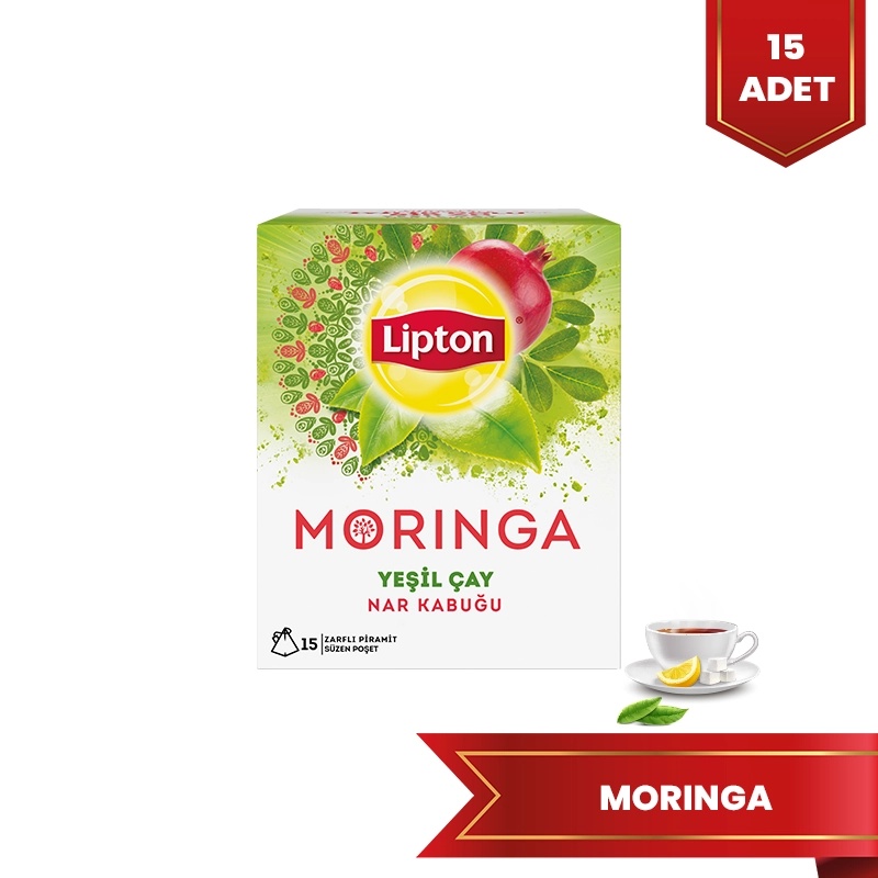 Lipton Moringa Bardak Poşet Çay 15'li - LİPTON ÇAY