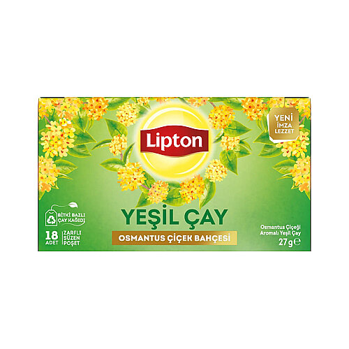 Lipton Osmantus Çiçek Bahçesi Yeşil Çay 18 Li - 3