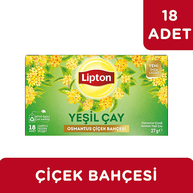 Lipton Osmantus Çiçek Bahçesi Yeşil Çay 18 Li - 2