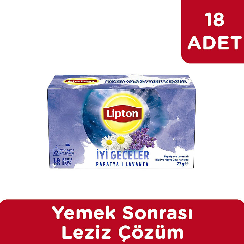 Lipton Papatya ve Lavanta İyi Geceler Çayı 18 Li - 2