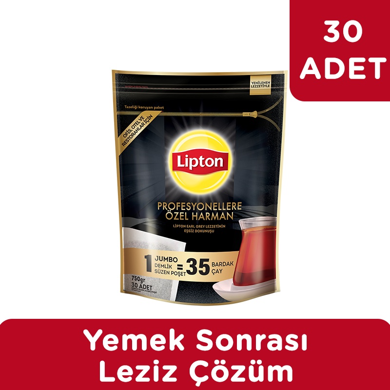 Lipton Profesyonellere Özel Harman Jumbo Demlik Poşet Çay 25 Gr x 30 Adet Yeni - LİPTON ÇAY (1)