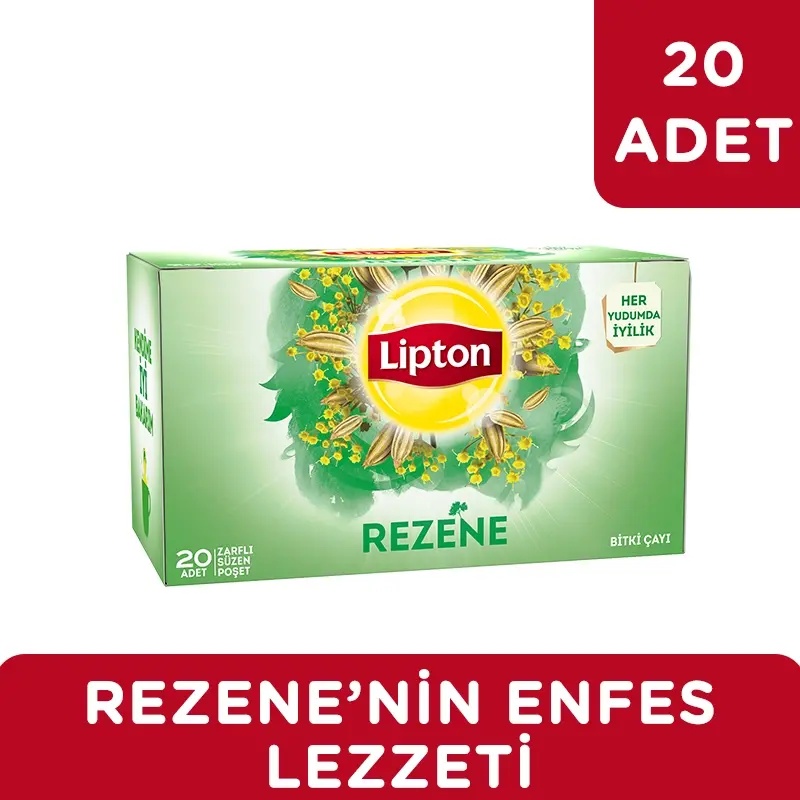 Lipton Rezene Bitki Çayı Bardak Poşet Çay 20'li - LİPTON ÇAY (1)
