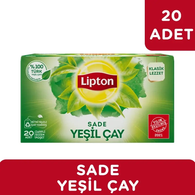 Lipton Sade Yeşil Çay 20'li Bitki Çayı - LİPTON ÇAY (1)