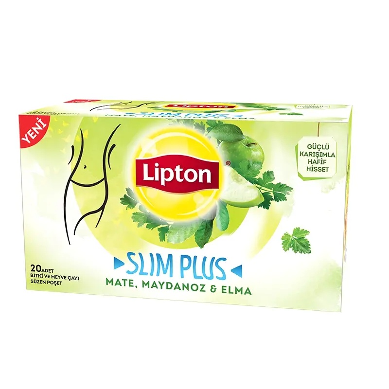 Lipton Slim Plus Mate Maydanoz Elma Bardak Poşet Çay 20'li Bitki Çayı - 5