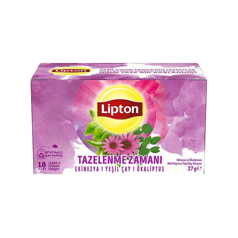  Lipton Tazelenme Zamanı Ekinezya ve Ökaliptus Bitki Çayı 18 Li - 3