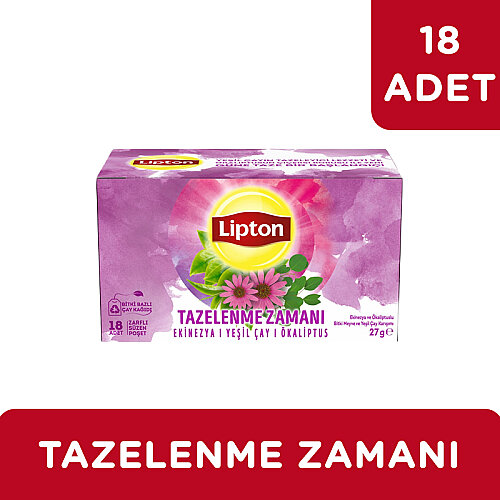  Lipton Tazelenme Zamanı Ekinezya ve Ökaliptus Bitki Çayı 18 Li - LİPTON ÇAY (1)