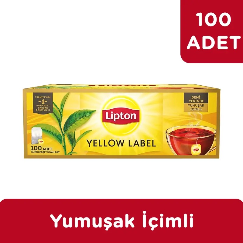 Lipton Yellow Label 100' lü Bardak Poşet Çay - LİPTON ÇAY (1)
