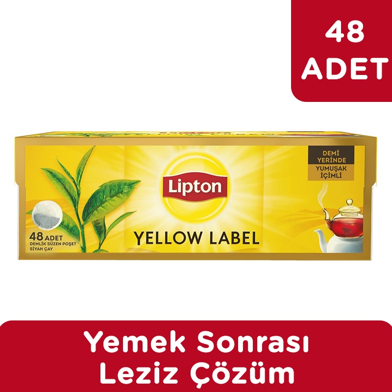 Lipton Yellow Label 48 Adet Demlik Poşet Çay 153 Gram - 2