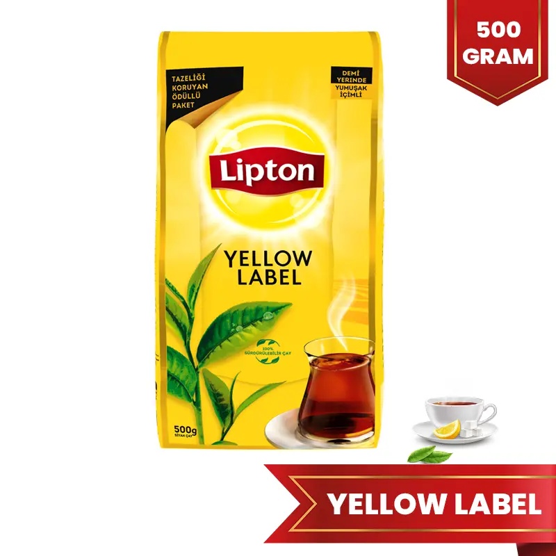 Lipton Yellow Label Dökme Siyah Çay 500 G - LİPTON ÇAY