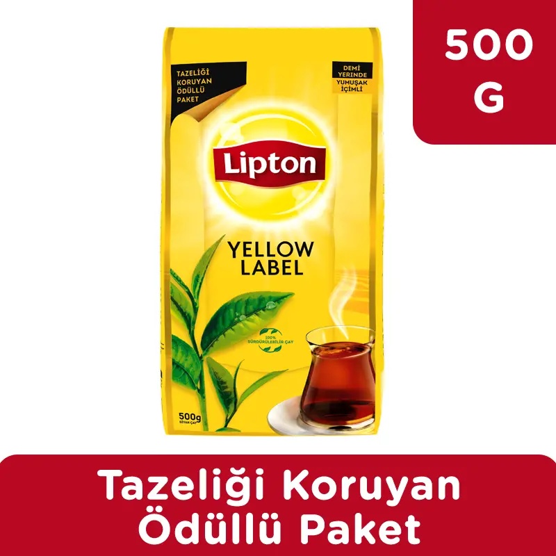 Lipton Yellow Label Dökme Siyah Çay 500 G - LİPTON ÇAY (1)