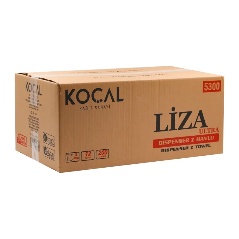 Liza Ultra Dispenser Z Katlı Havlu 200 Lü 12 Paket Koçal - 3