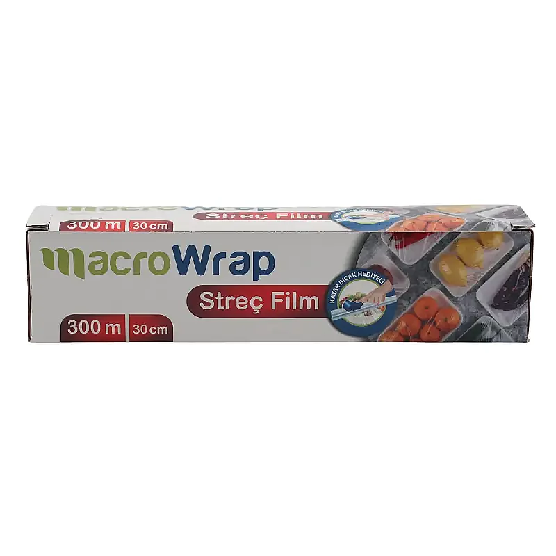 MACRO Kutulu Streç film Wrap 30X300MT 8 MİC - 1