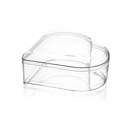 Mayer Plastik 280 Cc Kapaklı Kalp Kutu 180 Adet May-336 - Mayer Plastik