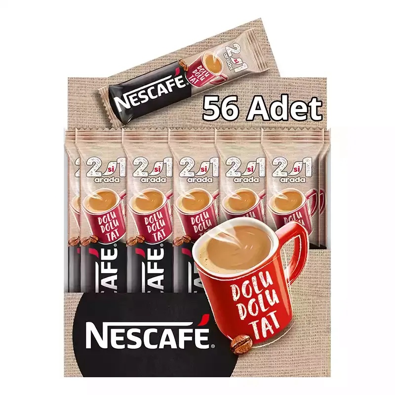 Nestle Nescafe 2'si 1 Arada Kahve 10gr X 56'lı Paket - NESTLE
