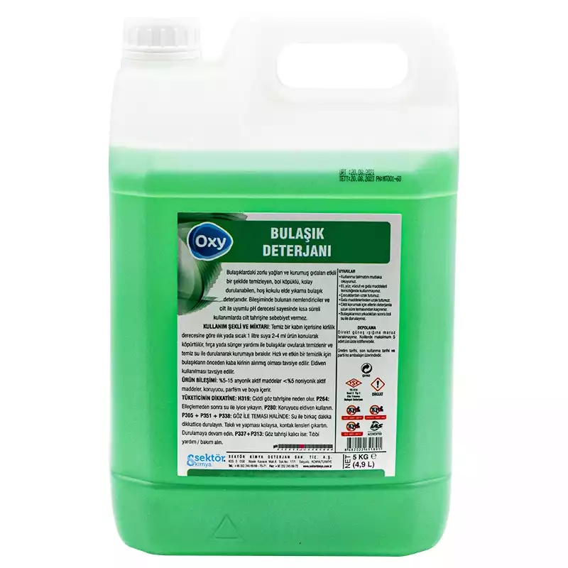 Oxy Sıvı Elde Bulaşık Detarjanı 5 Kg - OXY