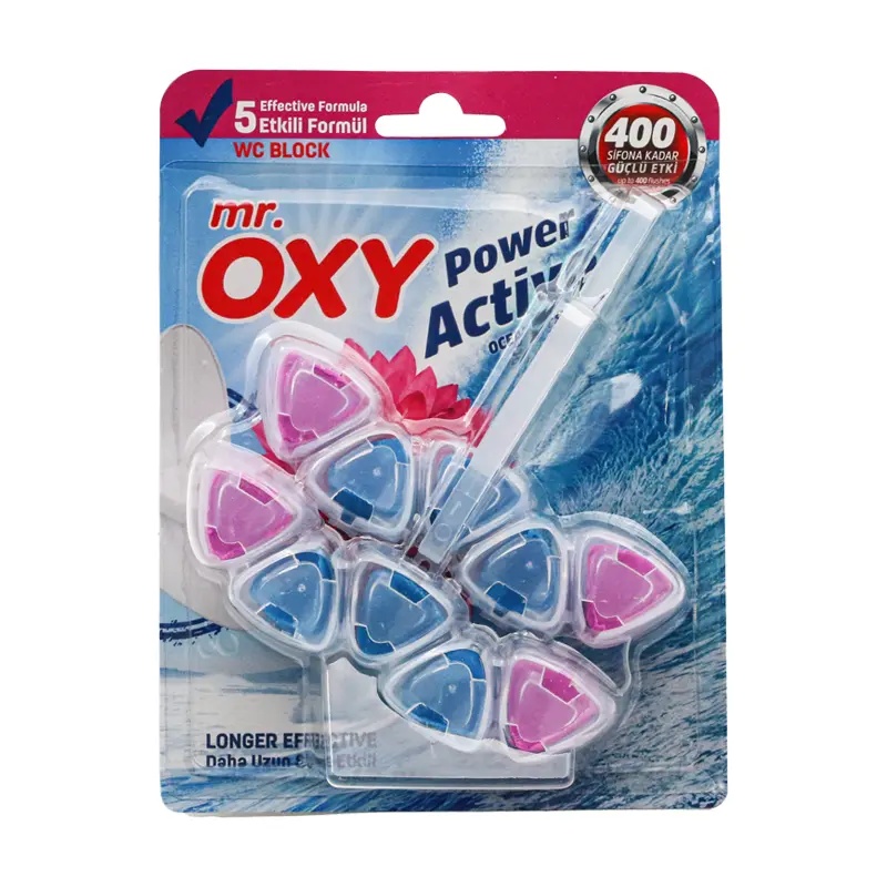Oxy Tuvalet Koku Giderici Klozet Bloğu Okyanus Kokulu 2'li Wc Bloğu - OXY (1)