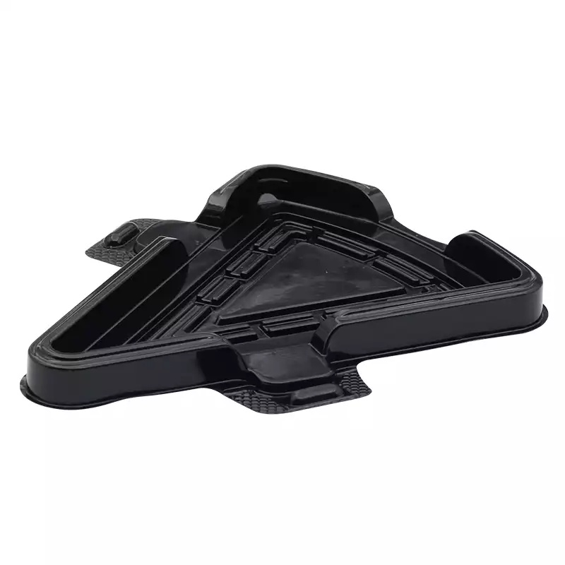 Özge Plastik Üçgen Pasta Kabı Siyah 200 Adet - ÖZGE PLASTİK