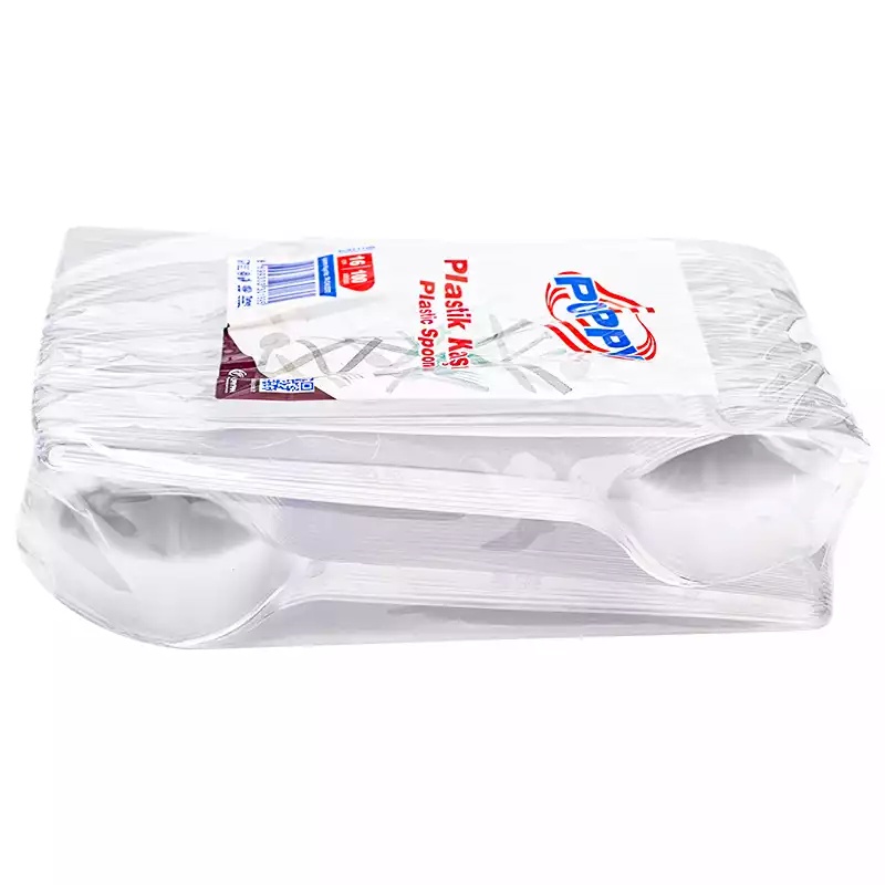 Poppy Ekonomik Plastik Kaşık 100'lü - POPPY (1)