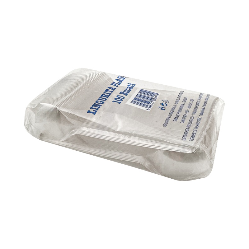 Poppy Plastik Süp Kaşık Şeffaf 1,25 Gr 100'lü - POPPY (1)