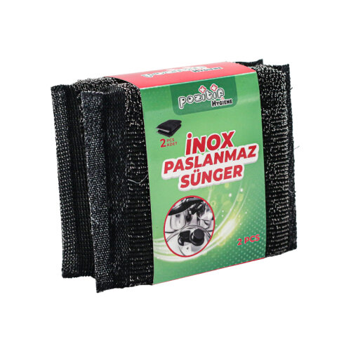 Pozitif Inox Paslanmaz Sünger 2 Li - POZİTİF
