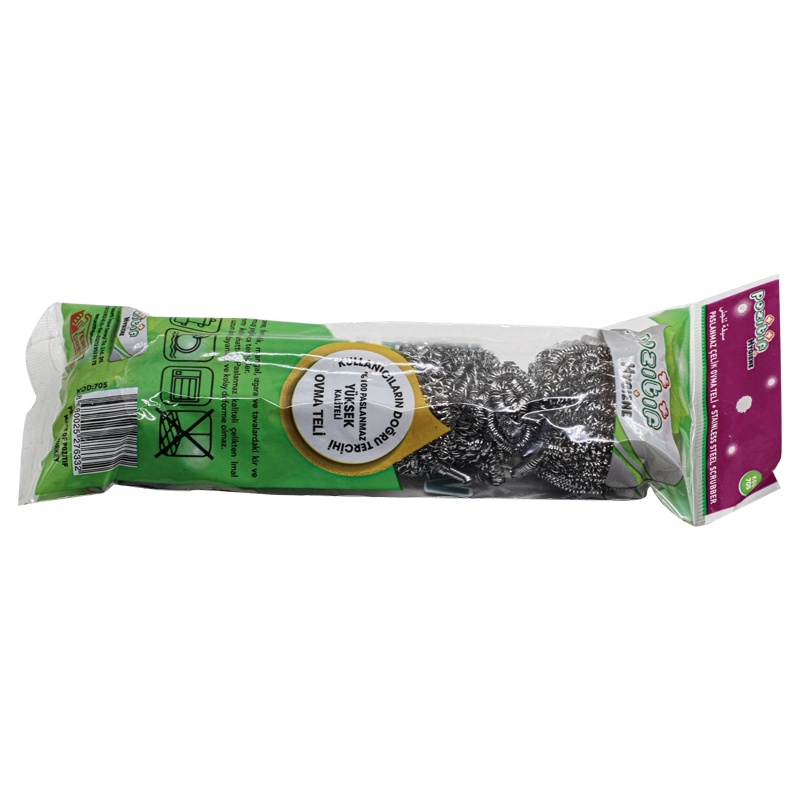 Pozitif Paslanmaz Çelik Ovma Teli 4'lü - POZİTİF (1)