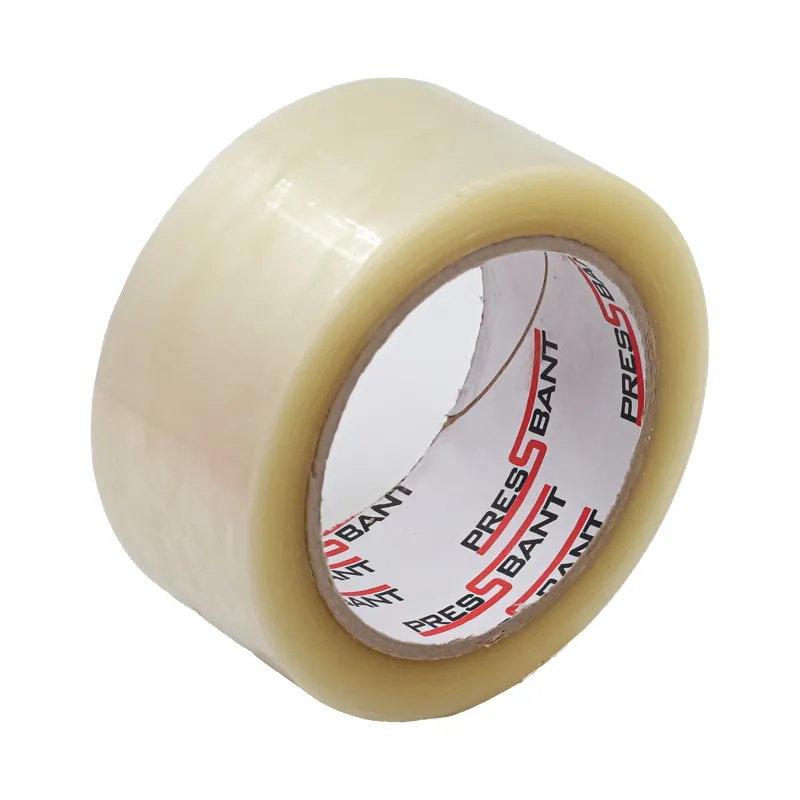 Presbant Hotmelt Koli Bandı 100 Metre Şeffaf Renk - ANGUN AMBALAJ