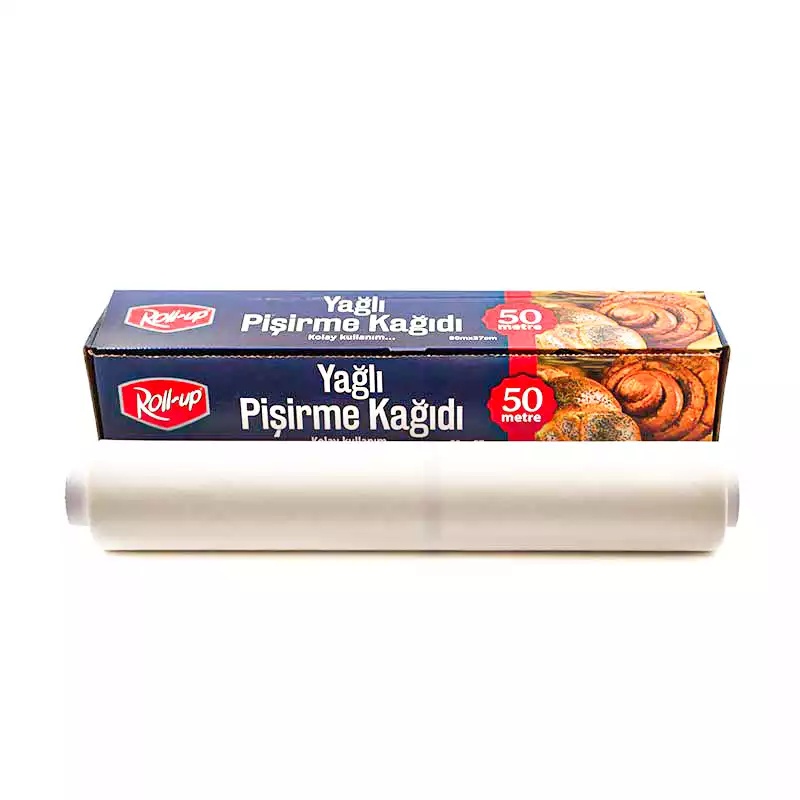 Roll Up 50 metre Yağlı Pişirme Kağıdı 37cm x 50 m - ROLL-UP