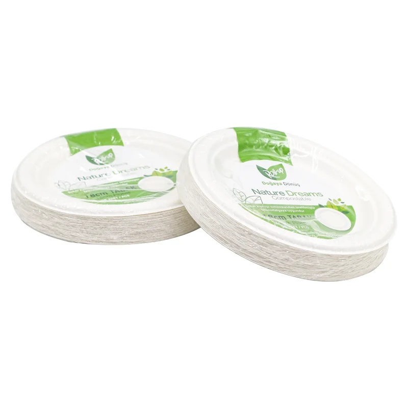 Roll Up Nature Dreams Doğa Dostu Karton Tabak 18 Cm 25 Li - 2