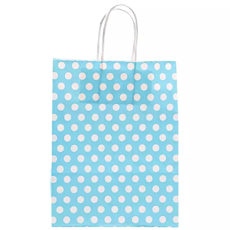 Roll Up Puantiyeli Karton Kraft Çanta Küçük 25li - ROLL-UP