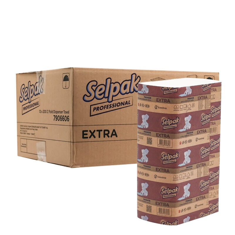 Selpak Professional Extra Z Katlı Dispenser Havlu 200x12 - SELPAK