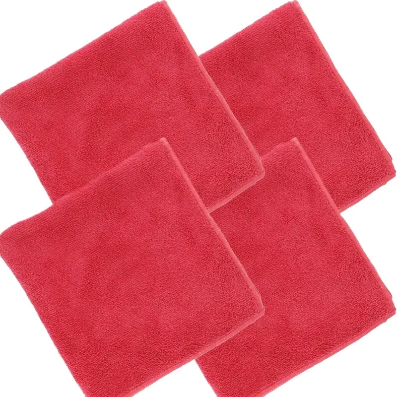 Silver Home Havlu Mikrofiber Temizlik Bezi Kırmızı 40x40 - SILVER HOME