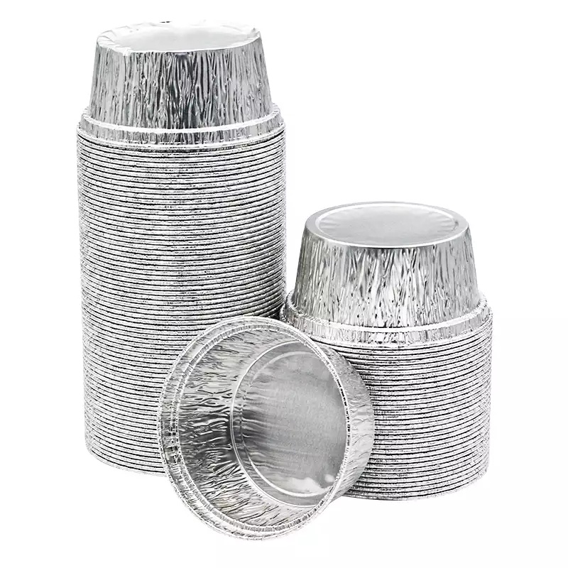 Sinanlı Alüminyum Krem Karamel Kabı Büyük S-185 G 100'lü - 1