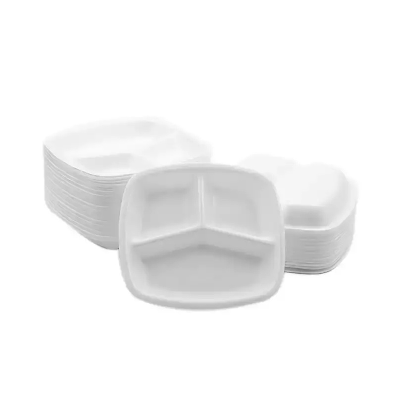 Smart Pack 3 Gözlü Köpük Tabak Mod 24 200Lü - 1