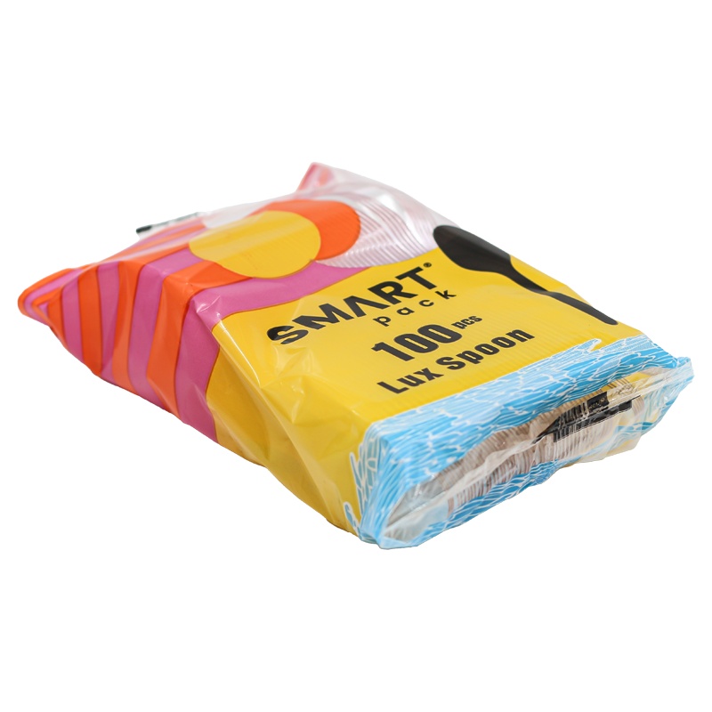 Smart Pack Plastik Lüx Kaşık 2,3 Gr Şeffaf 100 Adet - SMART PACK (1)