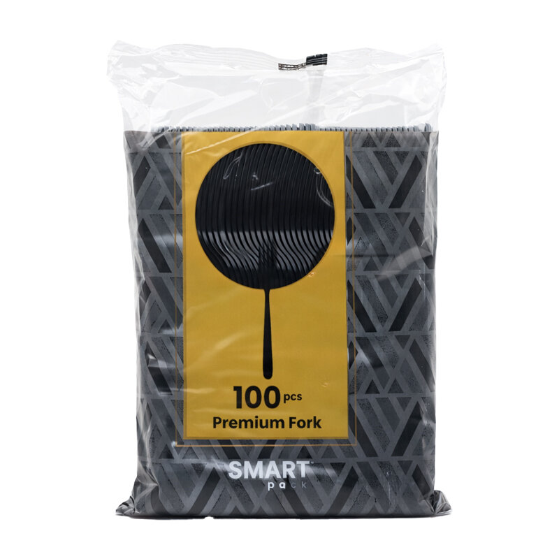 Smart Pack Premium Çatal Siyah 2,8 Gr 100 Lü - 1