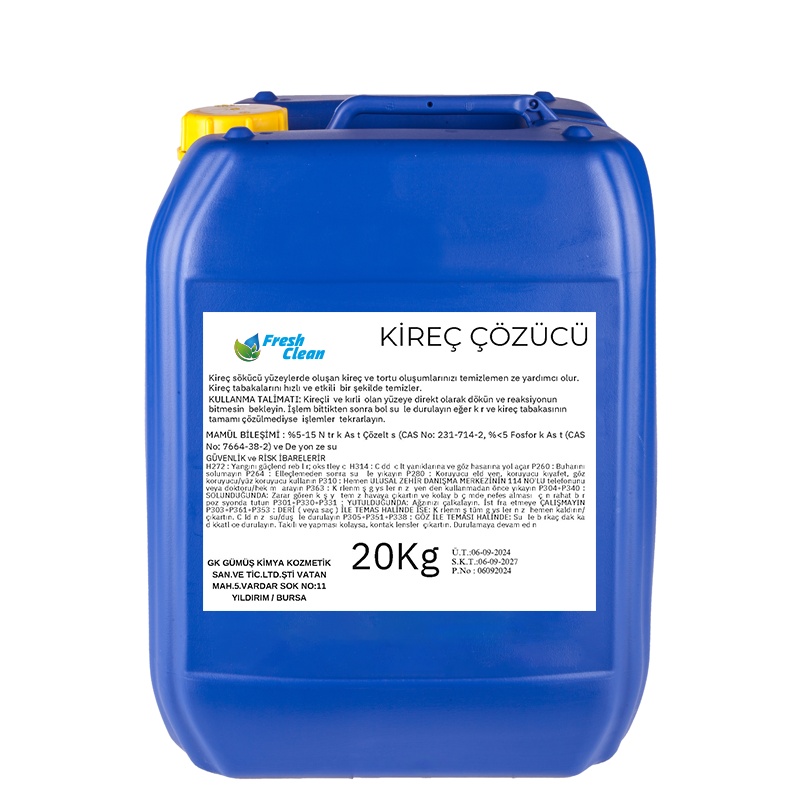 Fresh Clean Kireç Çözücü 20 Kg - 1