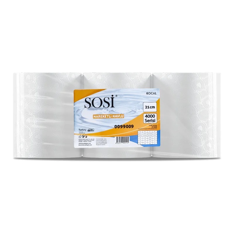 Sosi Hareketli Havlu 6 Lı 21 Cm 4 Kg Koçal - KOÇAL