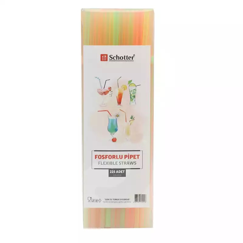 Stone Fosforlu Kutulu Pipet 225 Adet Fosforlu Pipet - STONE (1)