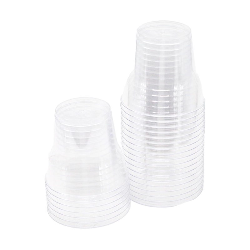 Sword Kristal Sert Plastik Cup Bardak 25 Adet - 2