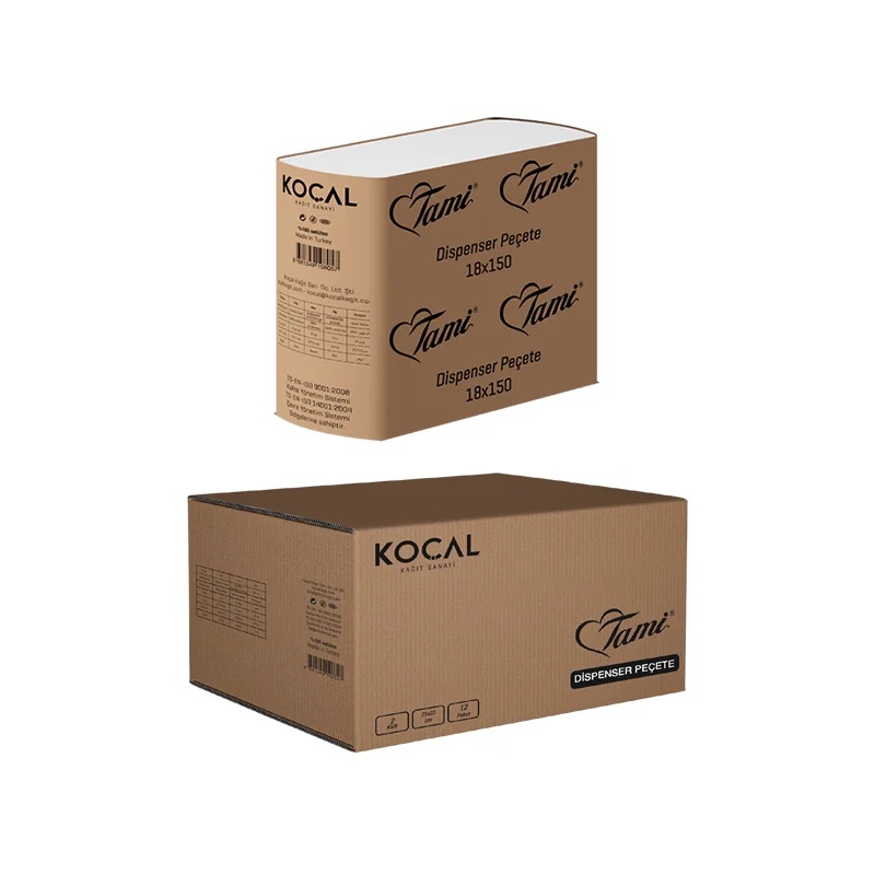 Tami Dispenser Peçete 150 Li 18 Paket Koçal 150x18 - 1