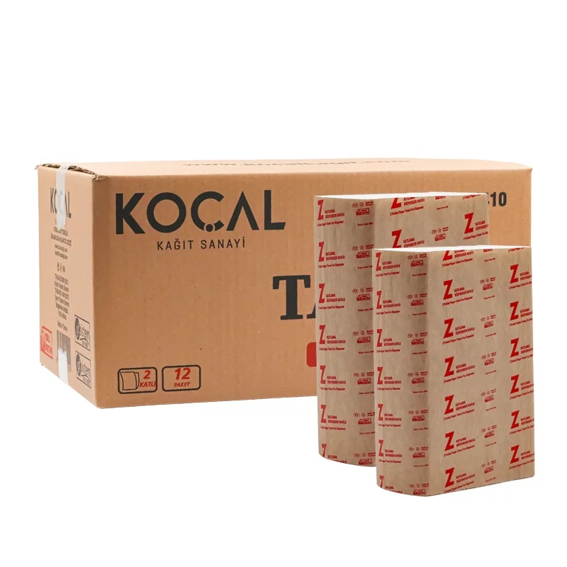 Tamli Dispenser Z Katlı Havlu 100 Lü 12 Paket Koçal - 1