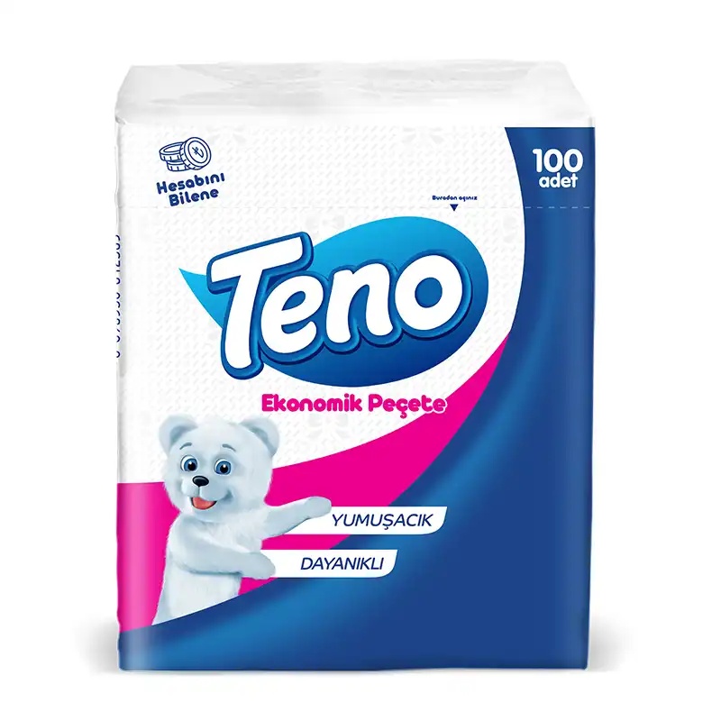 Teno Kağıt Servis Peçete 100Lü 32 Paket YENİ - Focus (1)