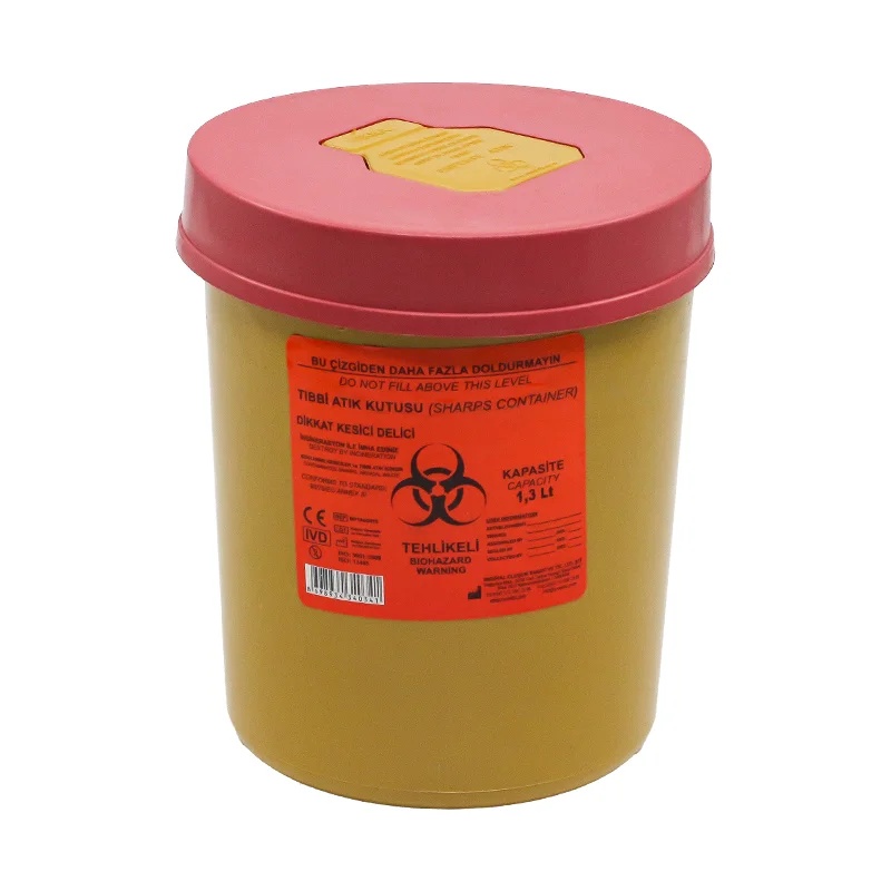 Tıbbi Atık Kovası 1,3 Litre A Kalite - DORİN SARF