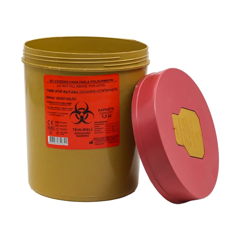 Tıbbi Atık Kovası 1,3 Litre A Kalite - 2