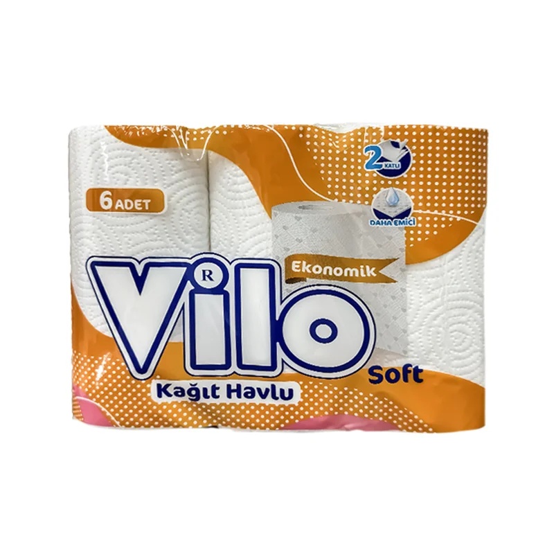 Vilo Soft Havlu 6 Lı 4 Paket 20x11 Cm Koçal 6x4 - KOÇAL